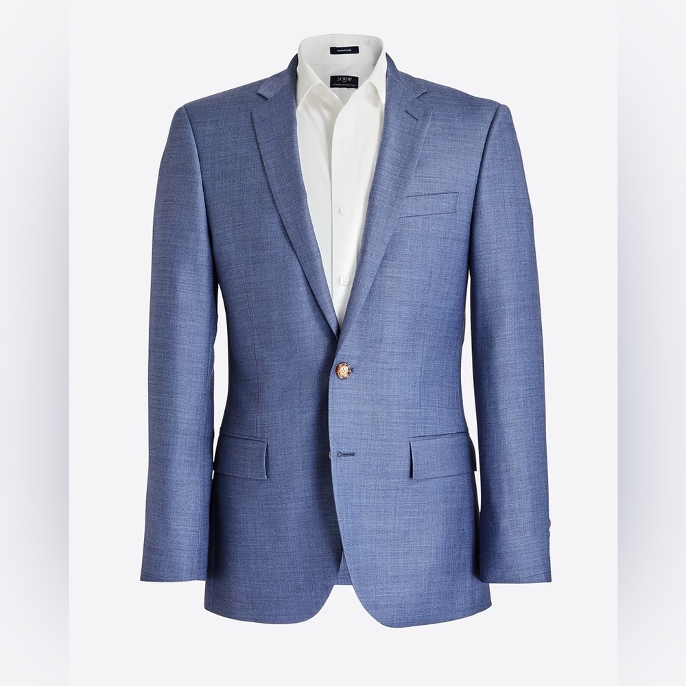 J. CREW Slim-fit Thompson worsted wool suit jacket in Blue Size 40 R $398 G1730
